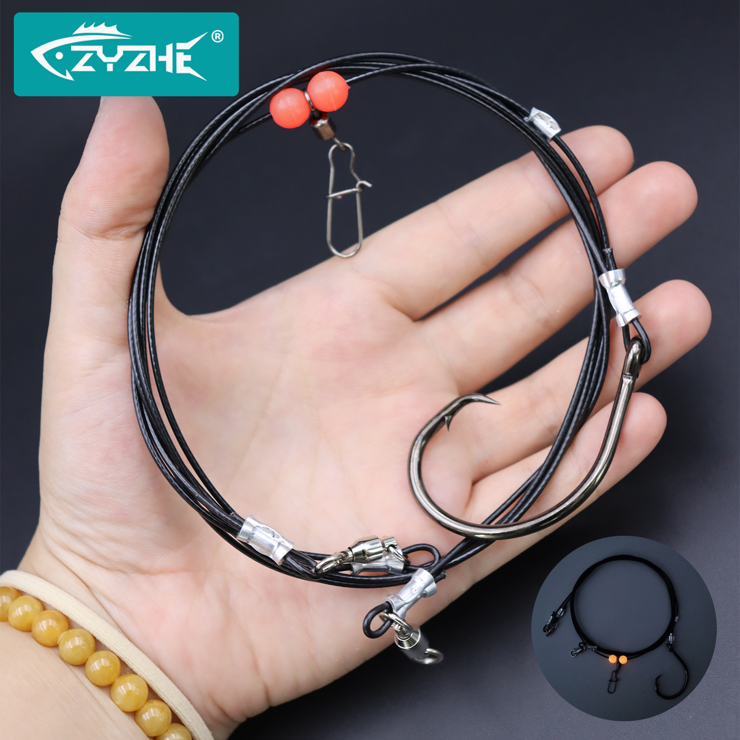 ZYZHE 1pc Sea Fishing Rigs Wit – Fishing Hook Circle Bewertung und Preis